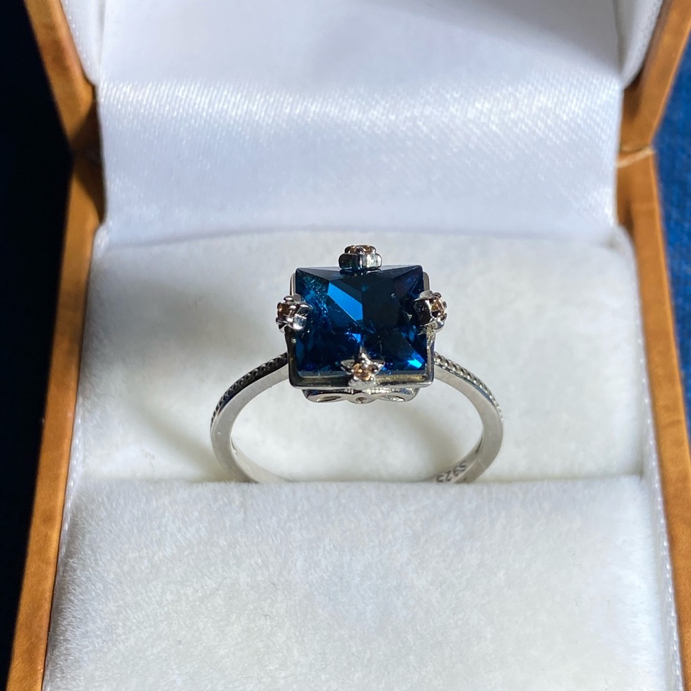 Set of 3 sterling silver Stargazing rings - Picture 2 of 8